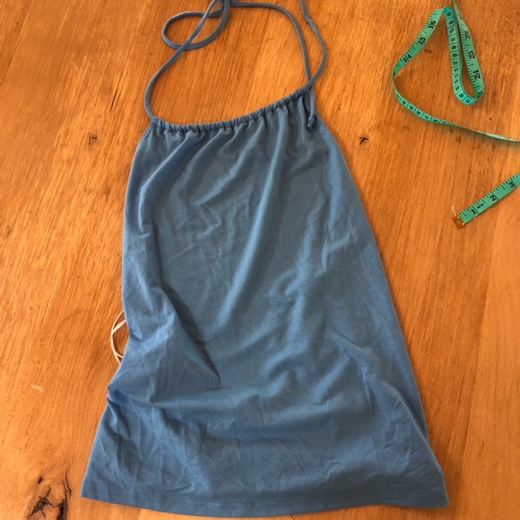 NWT reformation BAXTER TOP PARISIAN BLUE - Picture 4 of 6